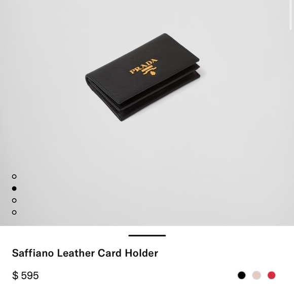 Prada Nero (Black) Saffiano Leather Card Holder Case - Picture 15 of 15